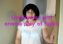 Underwear with an increment of enema stance of jyosoukofujiko