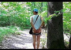 Quinn Way Touching Ass In Forest